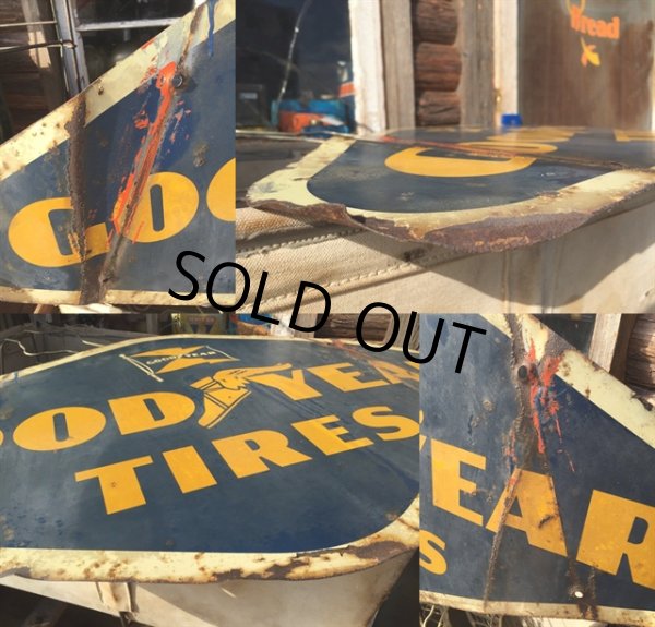画像2: Vintage Good Year Tires Metal Sign (MA140) (2)