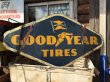 画像1: Vintage Good Year Tires Metal Sign (MA140) (1)