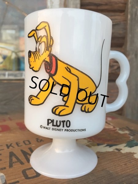 画像1: 70s Vintage Federal Footed Mug Pluto (MA154) (1)