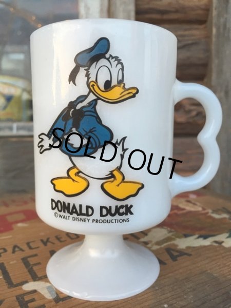 画像1: 70s Vintage Federal Footed Mug Donald Duck (MA153) (1)