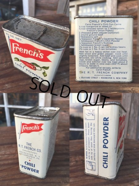 画像2: Vintage French's Spice Can Chili Powder (MA145) (2)