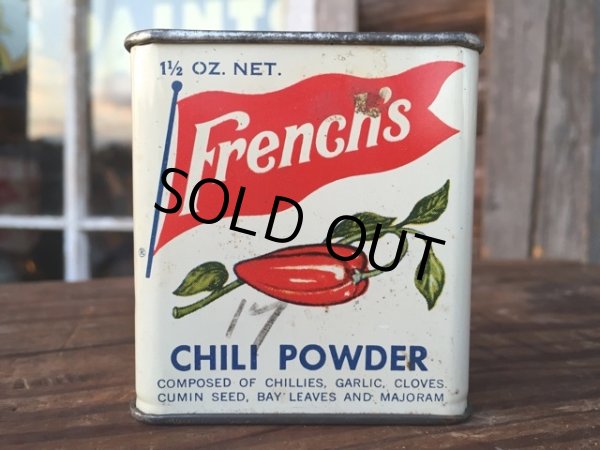 画像1: Vintage French's Spice Can Chili Powder (MA145) (1)