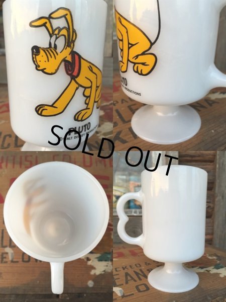 画像2: 70s Vintage Federal Footed Mug Pluto (MA154) (2)