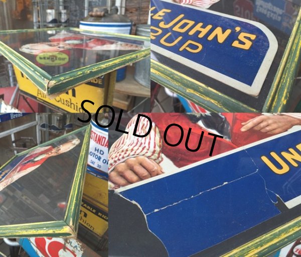 画像2: Vintage Uncle Johns Syrup Card Board Sing (MA155) (2)