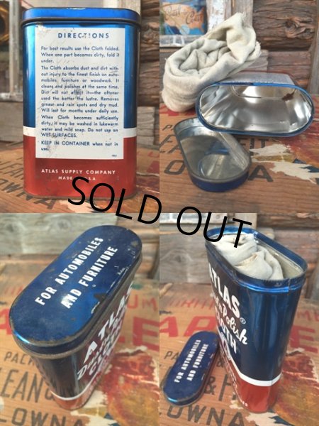 画像2: Vintage ATLAS Dust'n Polish Cloth Can (MA161)  (2)