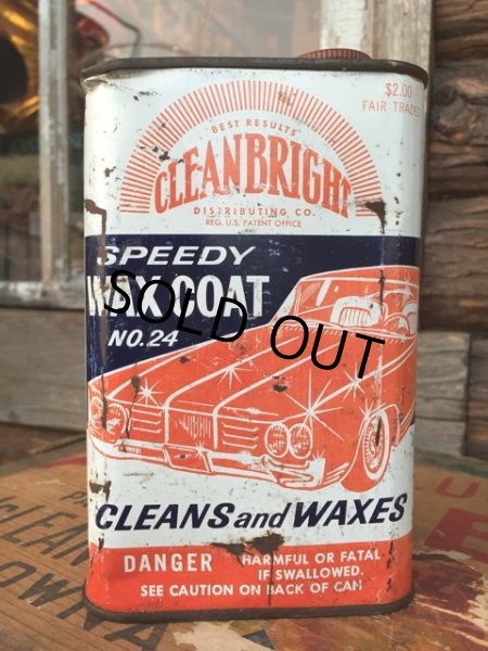 画像1: Vintage Wax Oil Can CLEANBRIGHT (MA163)  (1)