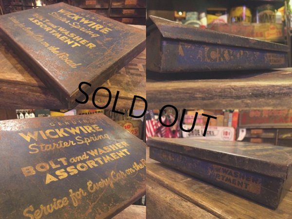 画像2: Vintage WICKWIRE Mettal Cabinet Case (MA169) (2)