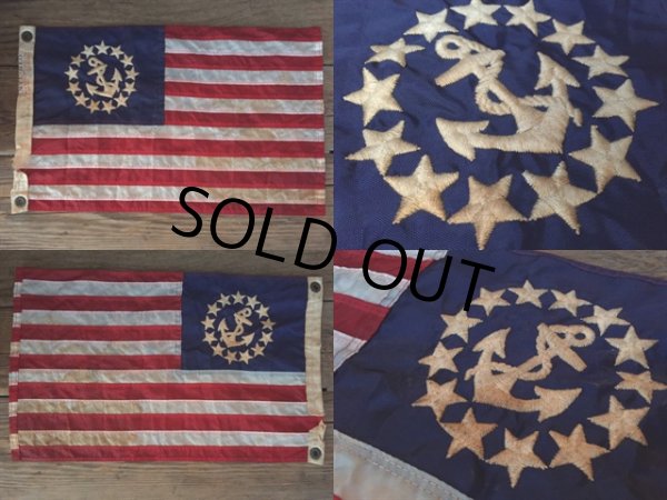 画像2: 50s Vintage US NAVY FLAG (MA174) (2)