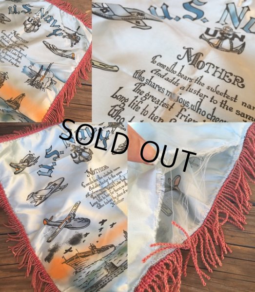 画像3: Vintage Souvenir Cushion US NAVY (MA192） (3)