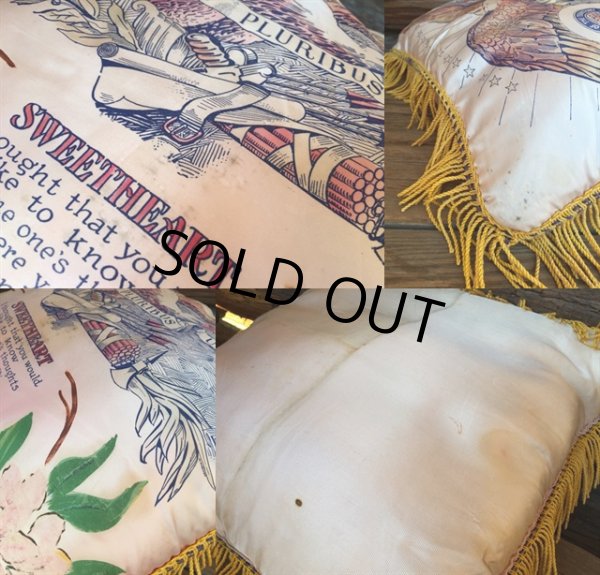 画像3: Vintage Souvenir Cushion ALASKA  (MA194） (3)