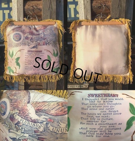 画像2: Vintage Souvenir Cushion ALASKA  (MA194） (2)