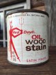 画像1: Vintage Red Devil Oil Wood Stain Can (MA202) (1)