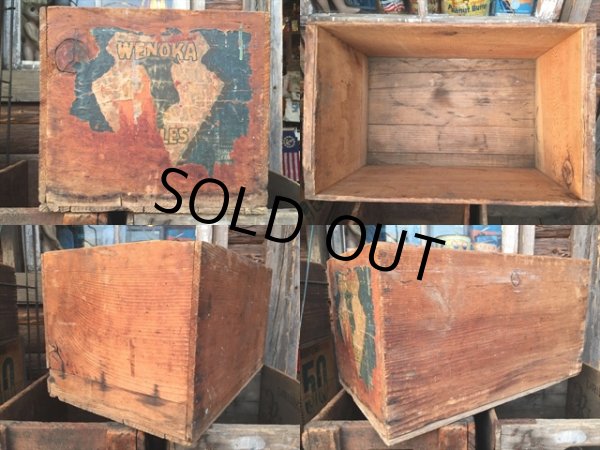 画像2: Vintage Wood Box Wenoka Apples (MA208)  (2)