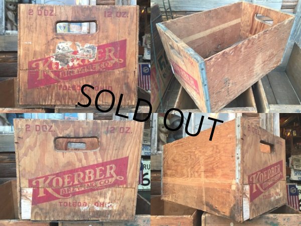 画像2: Vintage Wood Box Koerber's Beer (MA205)  (2)