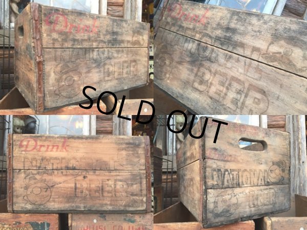 画像2: Vintage Wood Box National Beer (MA206)  (2)