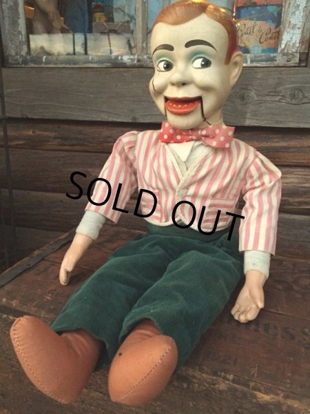画像1: 50s Vintage Jerry Mahoney Composition Ventriloquist Doll (MA210) (1)