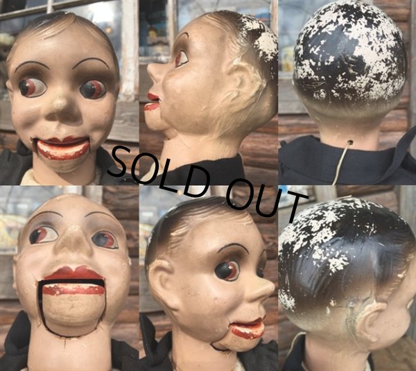 画像2: Vintage Composition Ventriloquist Doll (MA218) (2)