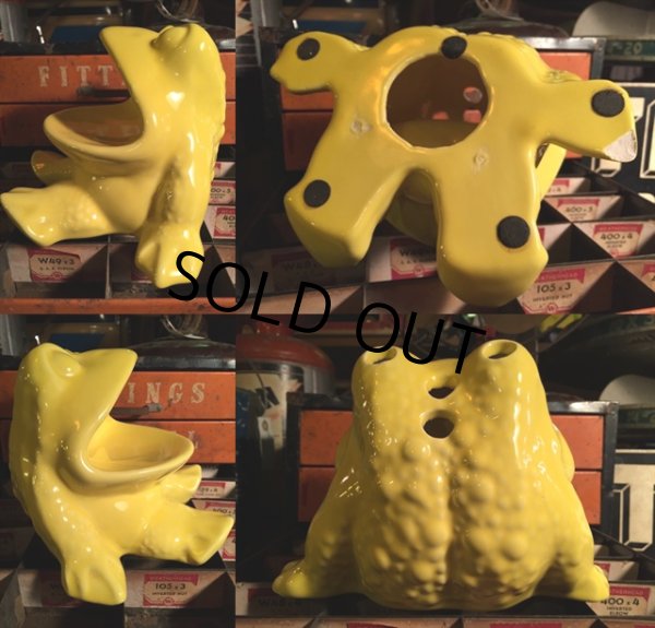 画像2: 70s Frog Tooth Brush Stand (MA227) (2)