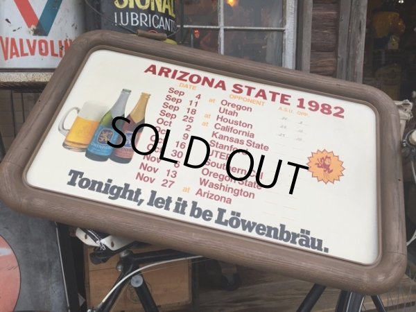 画像1: Vintage Card Board Sign ASU x Lowenbrau Beer (MA238) (1)