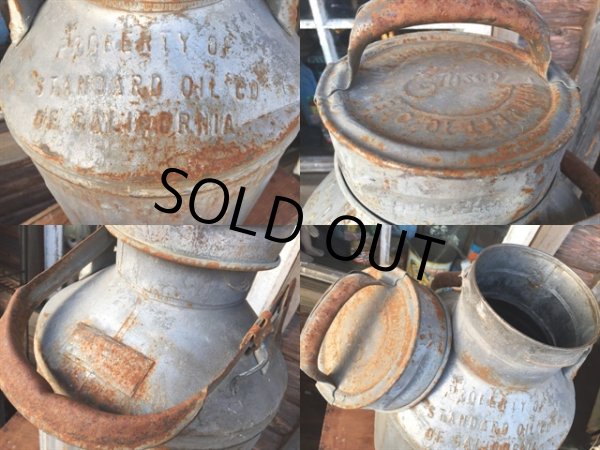 画像3: 20s Vintage Standard Oil 5 Gallon Metal Can (MA241) (3)