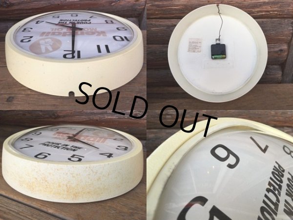 画像2: Vintage Kendall Motor Oil Wall Clock (MA243) (2)