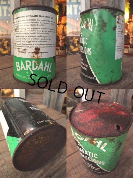 画像2: Vintage BARDAHL 1 Quart Oil Can (MA288)  (2)