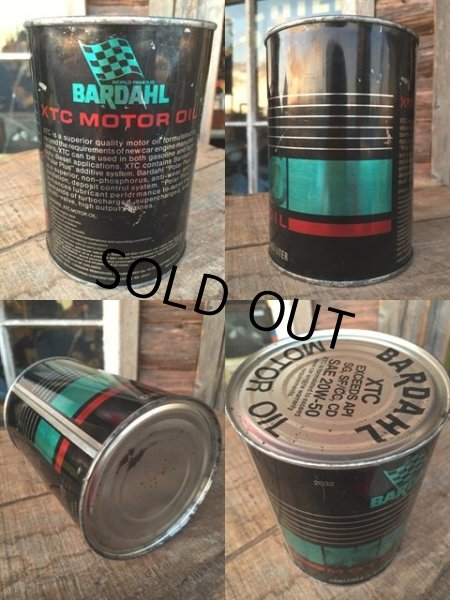 画像2: Vintage BARDAHL 1 Quart Motor Oil Can (MA276)  (2)