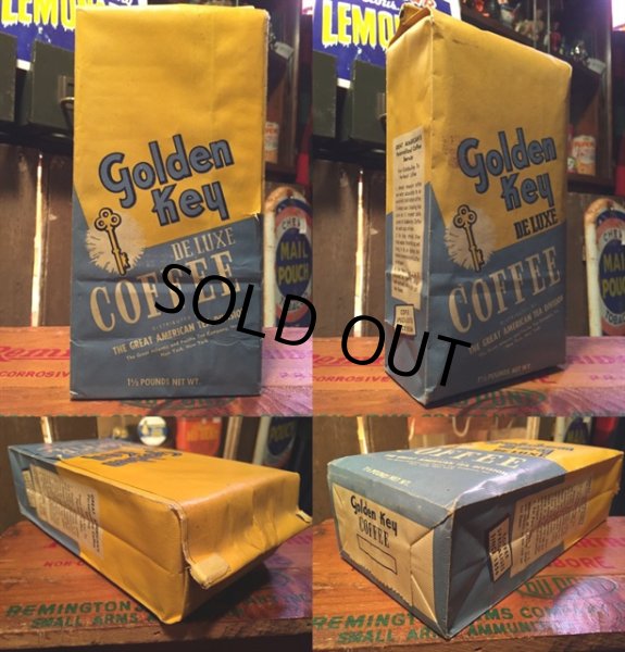 画像2: Vintage Golden Key Coffee Packaging (MA296) (2)