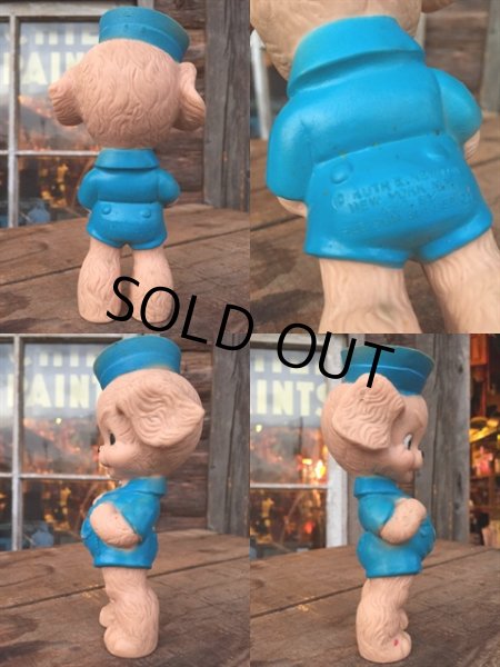 画像2: 50s Sun Rubber Sailor Dog Squeaky Doll (MA305) (2)