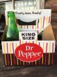 画像1: Vintage Soda 6-Pac bottles Cardboard carrying case / Dr Pepper (MA322) (1)