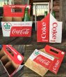 画像2: Vintage Soda 6-Pac bottles Cardboard carrying case / Coca Cola (MA308) (2)