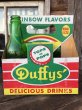 画像1: Vintage Soda 6-Pac bottles Cardboard carrying case / Duffy's  (MA326) (1)