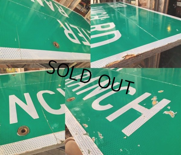 画像2: Vintage Road Sign DETER RANCH RD (MA343) (2)