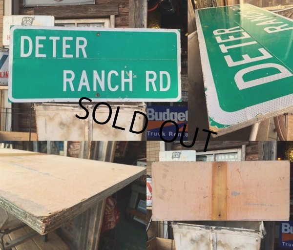画像3: Vintage Road Sign DETER RANCH RD (MA343) (3)