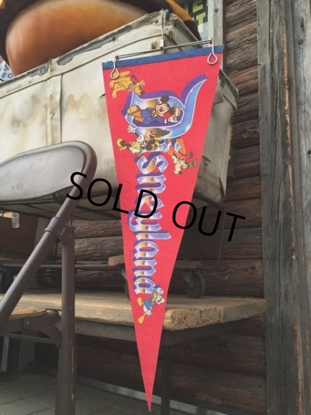 画像1: Vintage Disneyland Pennant (MA353)  (1)