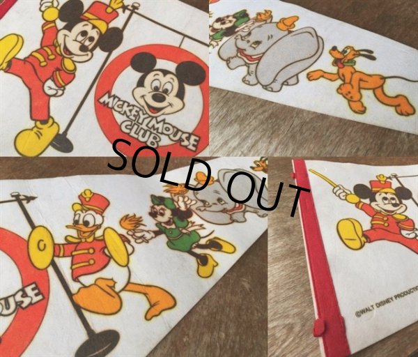 画像2: Vintage Disney Mickey Mouse Club Pennant (MA352)  (2)
