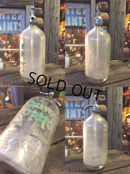 画像2: Vintage Silver State Seltzer Bottle （MA366） (2)