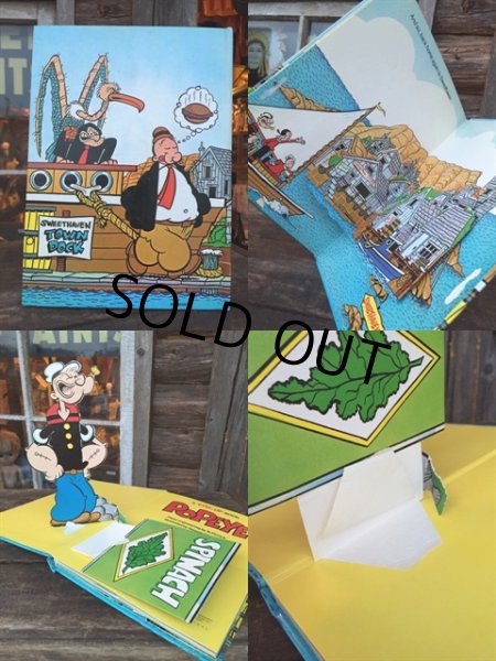 画像2: 80s Vintage Popeye Pop-Up Book (MA379) (2)