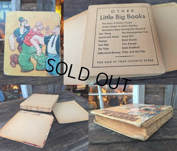 画像2: 30s Vintage Popeye Little Big Books (MA380) (2)