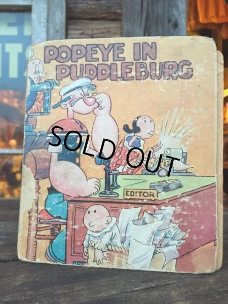 画像1: 30s Vintage Popeye Little Big Books (MA380) (1)