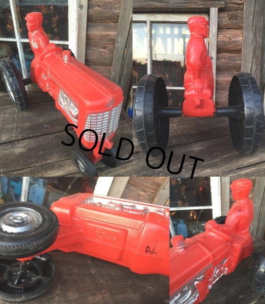 画像3: 60s Vintage Empire Tractor Plastic Mold Toy (MA386)  (3)