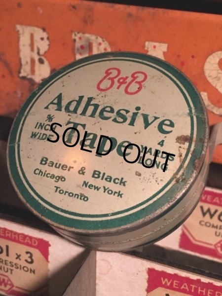 画像1: Vintage B&B Adhesive Tape Can (MA396)  (1)