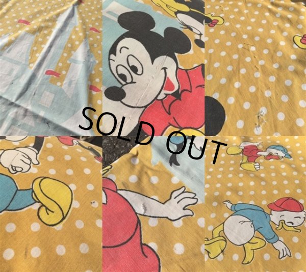 画像3: Vintage Disney Fitted Sheet Dot (MA408) (3)