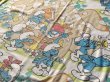 画像1: Vintage Smurf Fitted Sheet (MA410) (1)