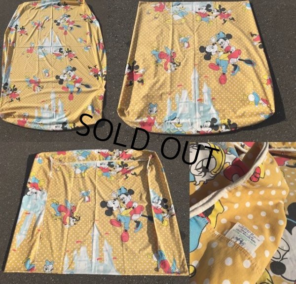 画像2: Vintage Disney Fitted Sheet Dot (MA408) (2)
