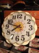 画像1: Vintage GE Kitchen Wall Clock Flower (MA442) (1)