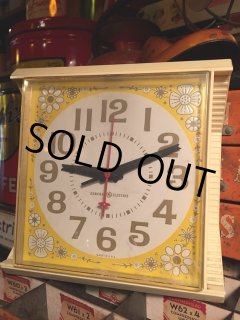 Vintage GE Kitchen Wall Clock Flower (MA443) - 2000toys Antique Mall