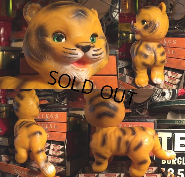 画像2: 60s Vintage Mobley Rubber Doll Tiger (MA451)  (2)