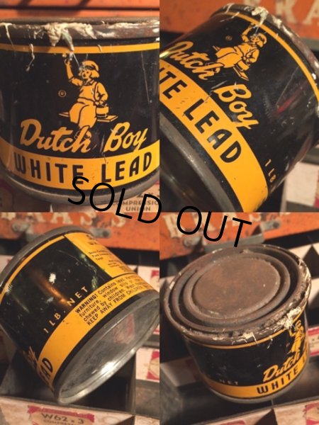 画像2: Vintage Dutch Boy Paint White Lead Can (MA463) (2)