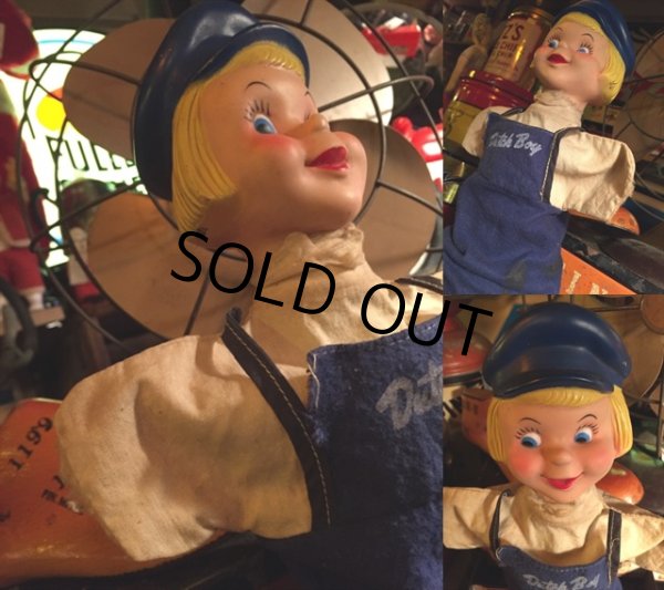 画像3: Vintage Dutch Boy Paint Hund Puppet (MA454) (3)